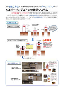 ボーリングコア方位確認システム